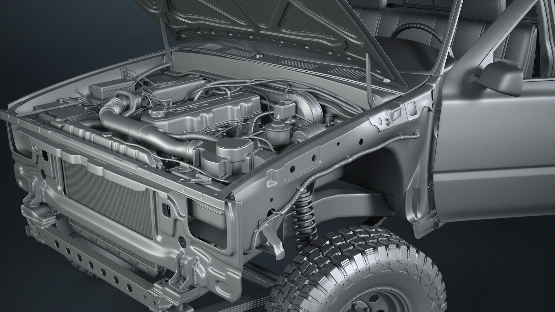 Toyota Hilux Front Perspective