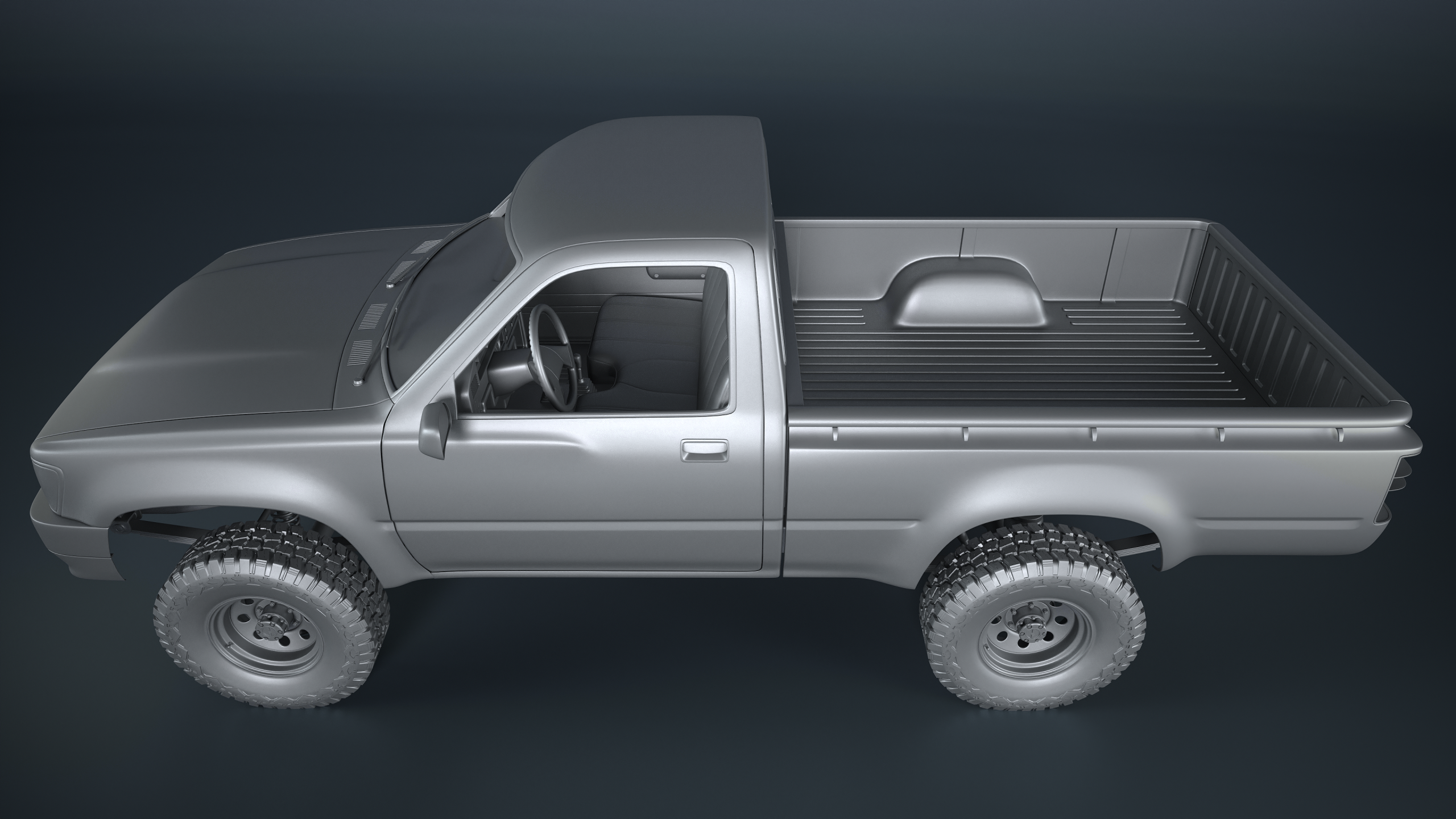 Toyota Hilux Side View