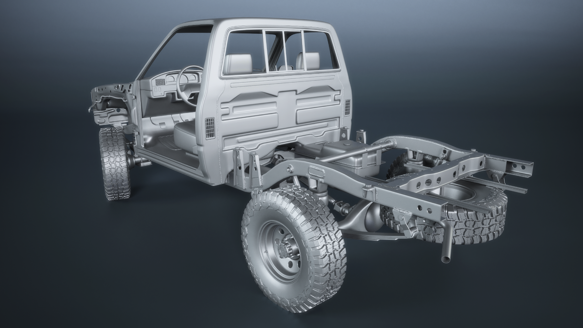 Toyota Hilux Rear Perspective