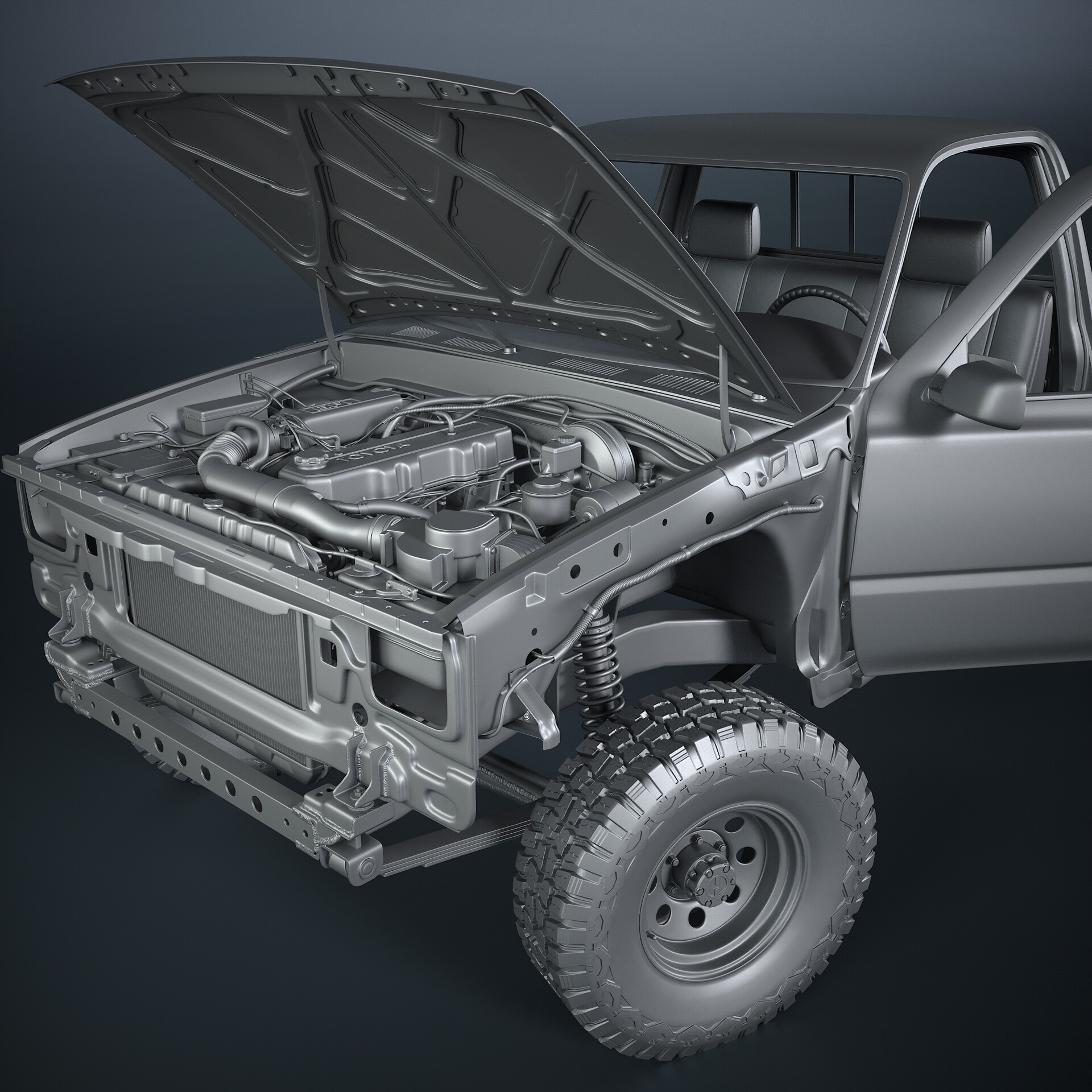 Hilux High Poly